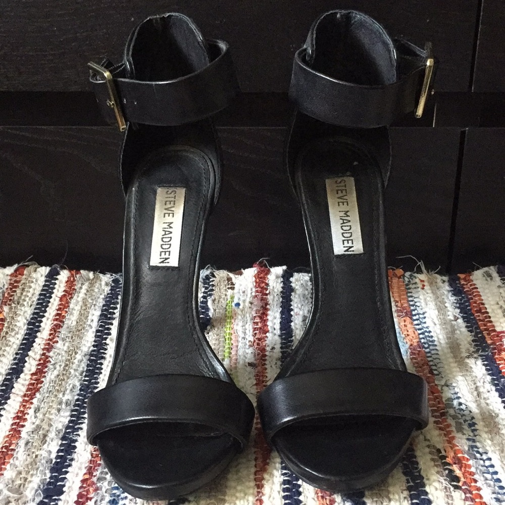 Steve Madden Black Heels